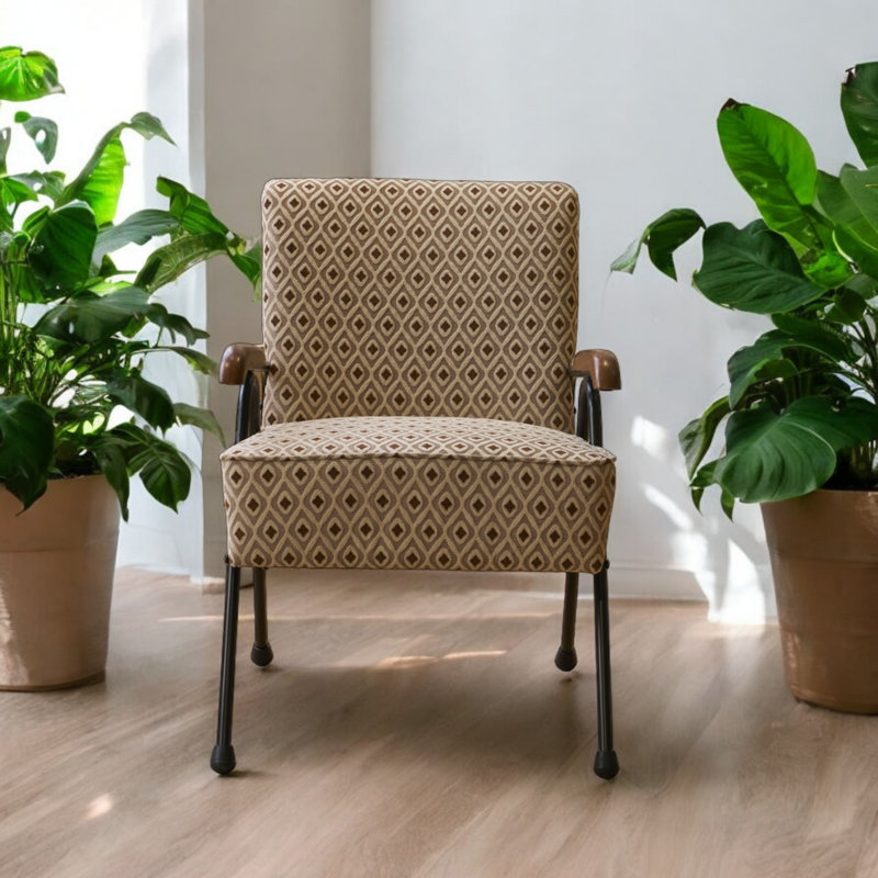 Chaise d'appoint rembourrée 100% polyester