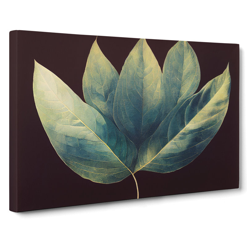 Innovative Leaf - Wrapped Canvas, 35cm H x 50cm W x 3cm D