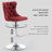 360°Swivel Bar Stools with Sliver Base-245266677