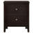 Garrett Cappuccino 2-Drawer Rectangular Nightstand