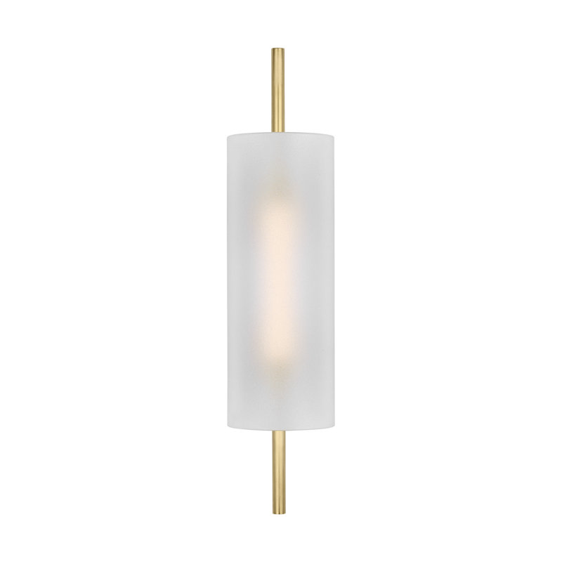 Trace 1 - Light LED Armed Sconce, Hand-Rubbed Antique Brass