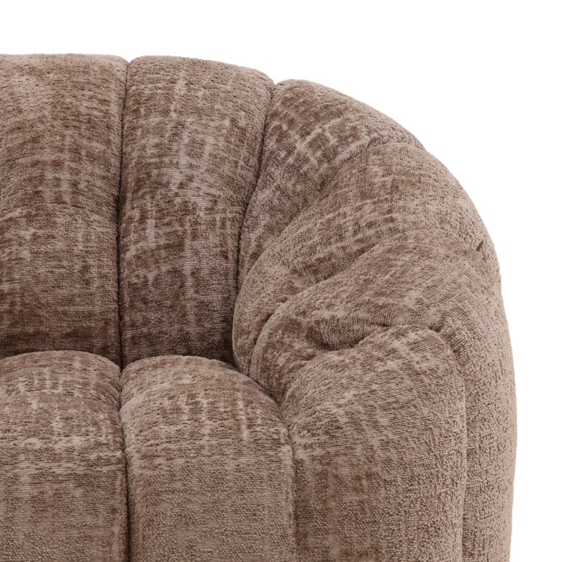 Rume Swivel Chair, Brown