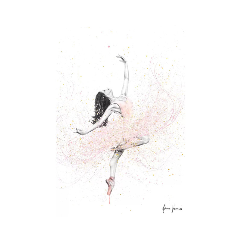 Spring Rose Dance by Ashvin Harrison - Wrapped Canvas Print, 20.32 cm H x 30.48 cm W