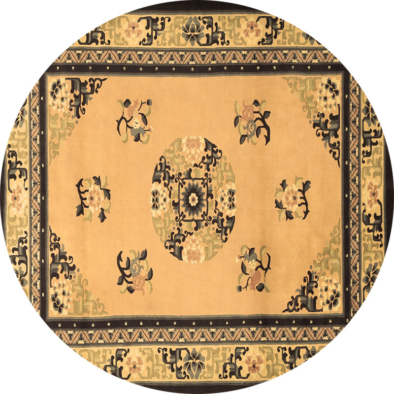 Oriental Indoor Rug, Round 4'