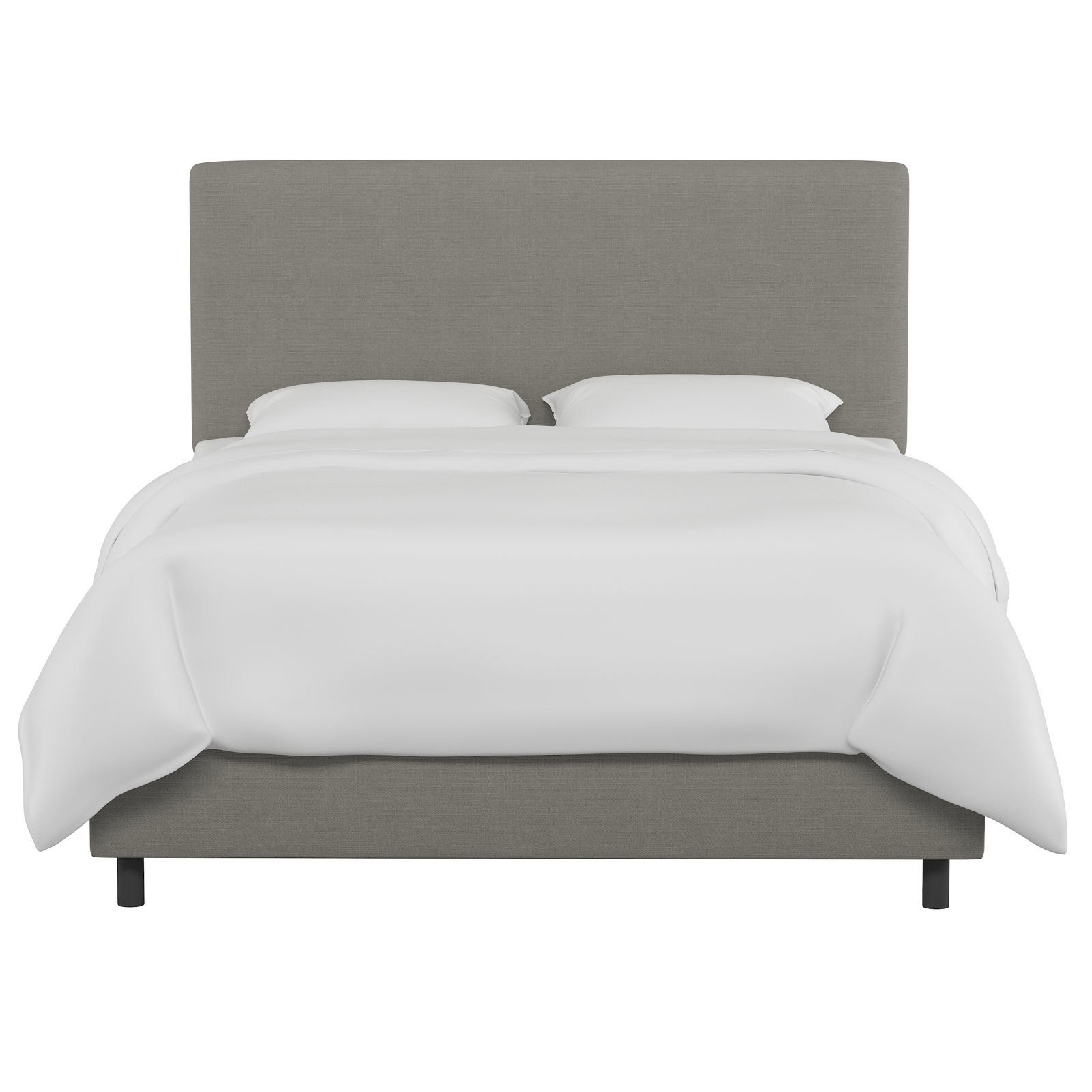 Eisley Upholstered Bed, Full, Classic Grey Linen