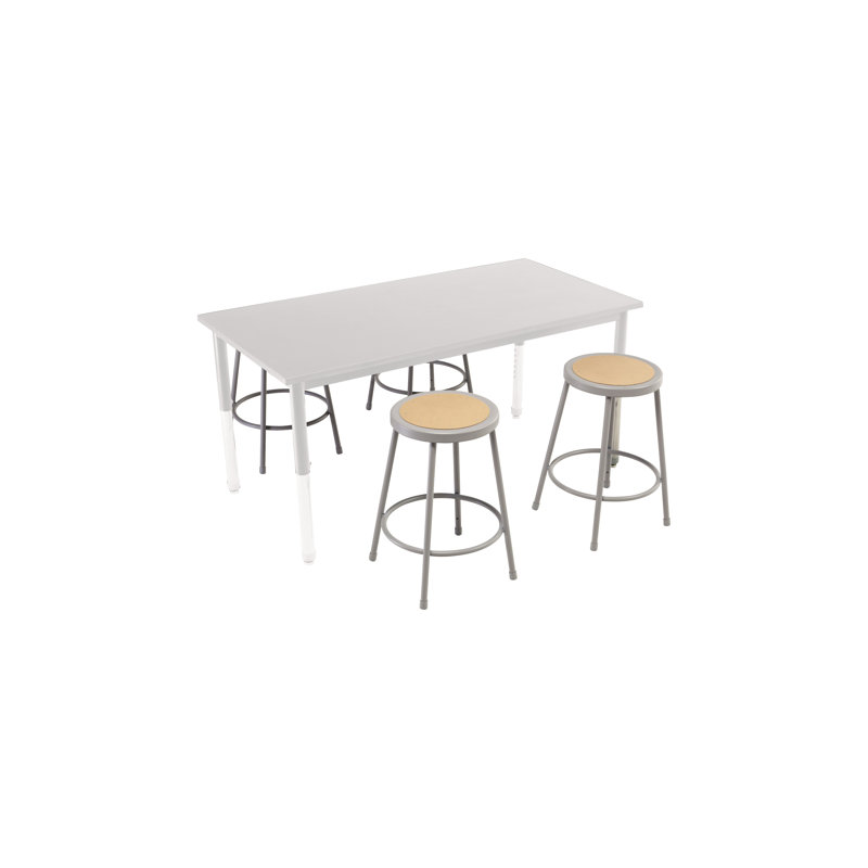 Science Lab Stool - 18"H, 18" H x 21" W x 14" D