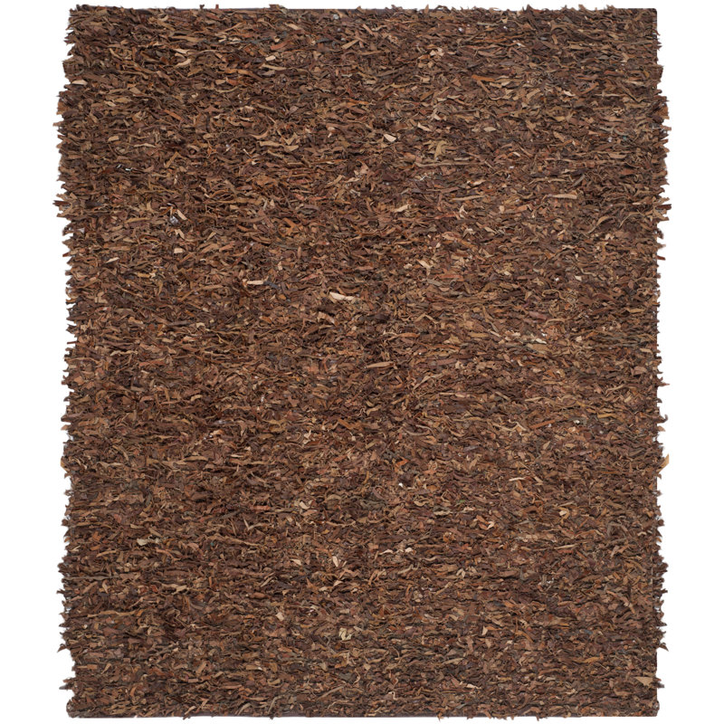 Assar Shag Saddle Area Rug, Rectangle 6' x 9'