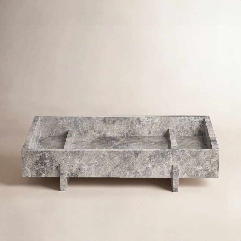 Abento Marble Tray, Sharkskin