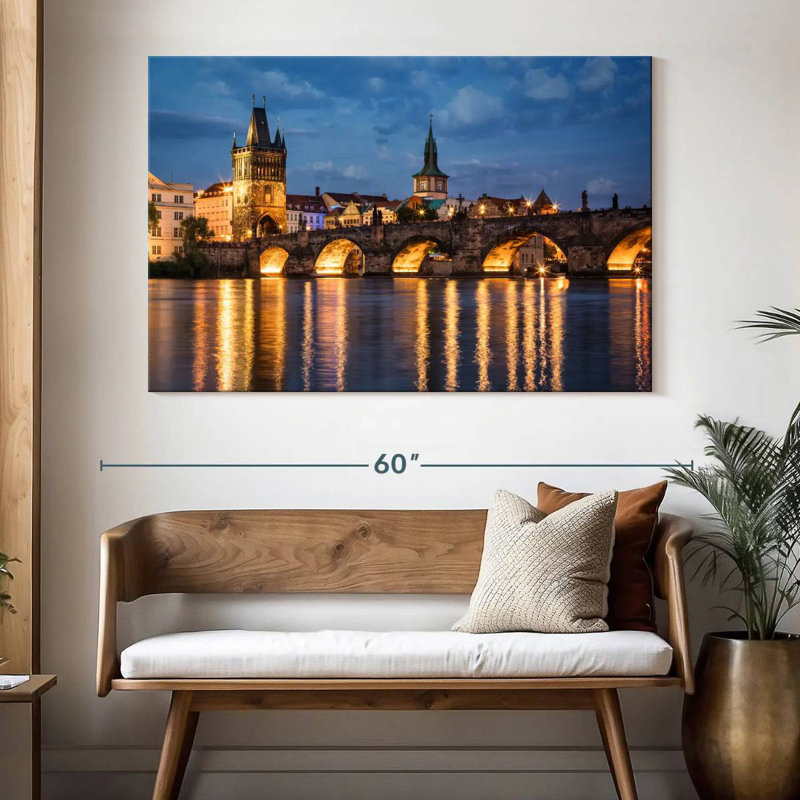 Lilie Charles Bridge, Prague, République tchèque, H 34 po x l 51 po