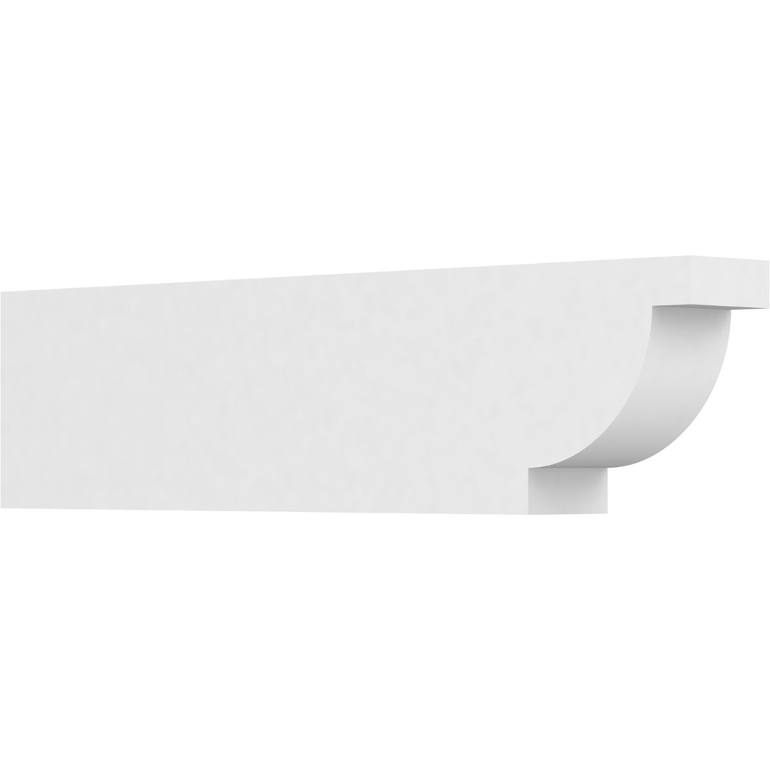 Standard Alpine Architectural Grade PVC Rafter Tail Ekena Millwork 