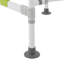 Cadre de sécurité réglable pour toilette (vert)