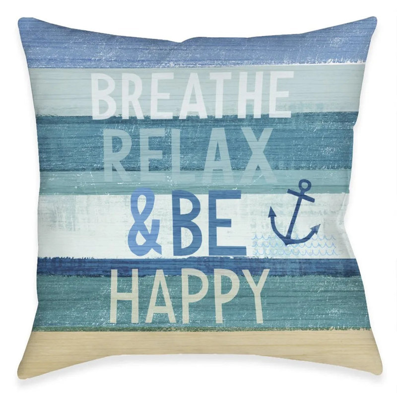 Coussin décoratif d'extérieur Ocean Breathe