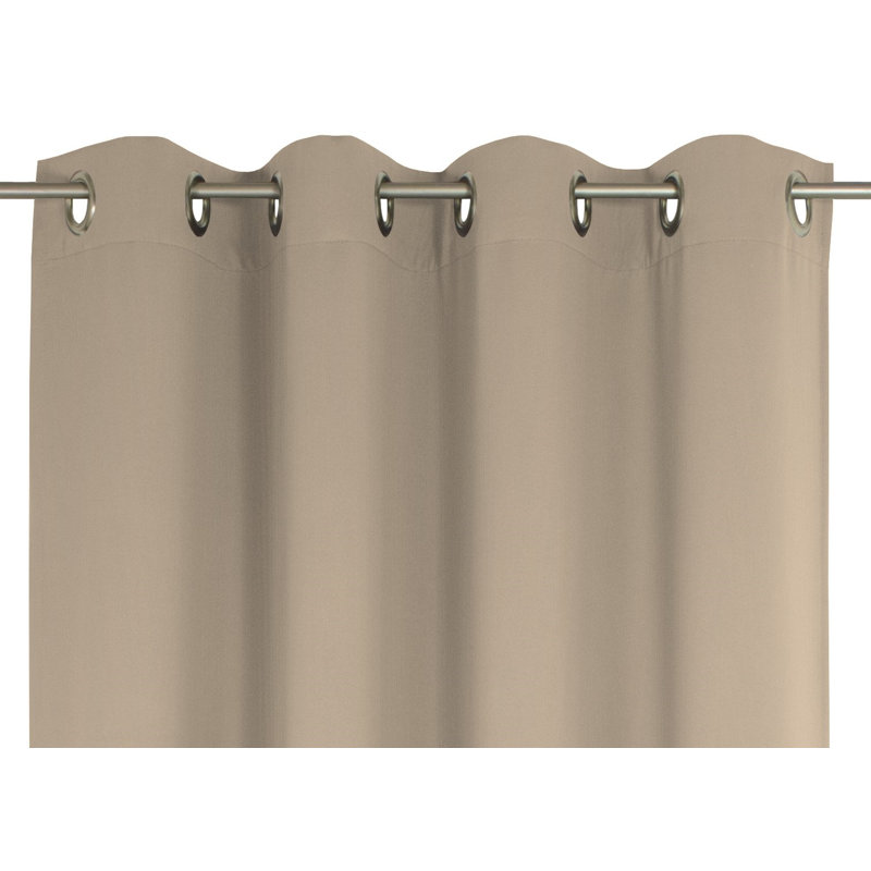 Uni Collection Room Darkening Curtain, 142cm wide x 325cm high, Tan