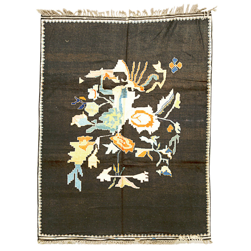 Hand Knotted Wool Area Rug