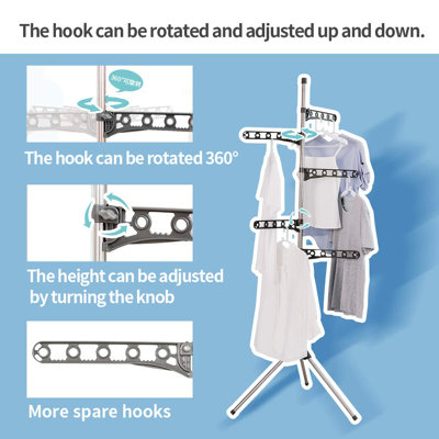 Airer Free-Standing Tripod Drying Rack