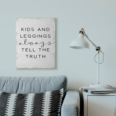 " Tell The Truth Funny Family Word Design "