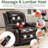 Annettia 36.22" W 180° Flat Lay Genuine Leather Match Power Recliner, Massage Heater Lifting Chair-1379198935