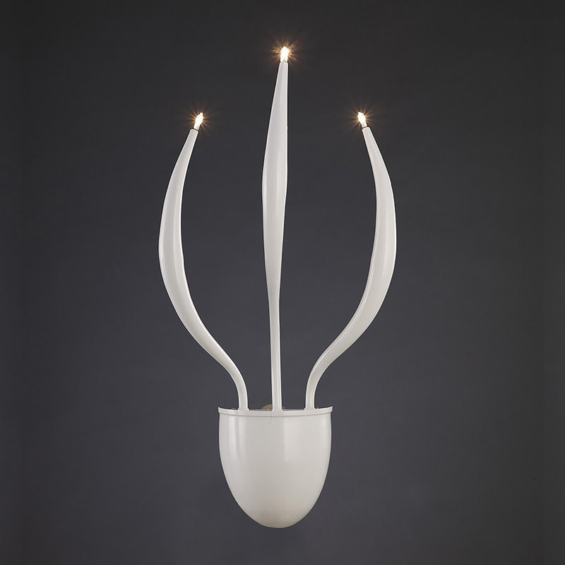 Tunnel Flush Mounted Sconce, Silver