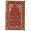Hateme Oriental Area Rug in Red