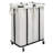 Metal Rolling Laundry Sorter with Handles-98764031