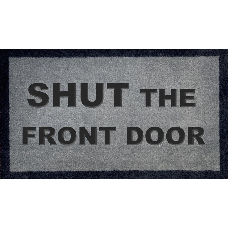 Shroyer Non-Slip No Pattern Doormat