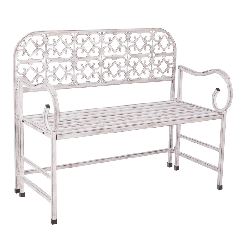 Banc de jardin en acier