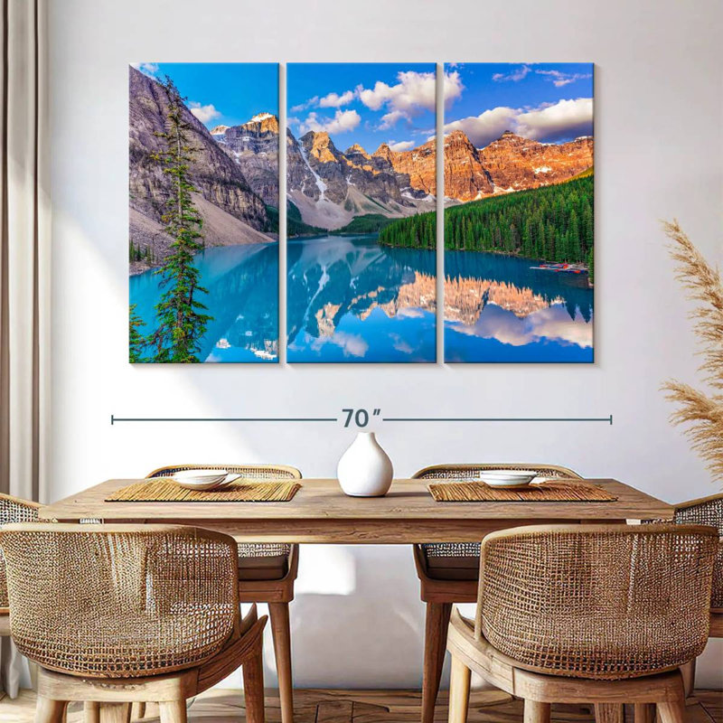 Alvord Reflection At Moraine Lake, 42" H x 65" W