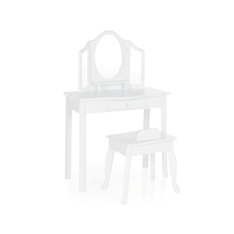 The Dress up Kids Classic Vanity Set, White