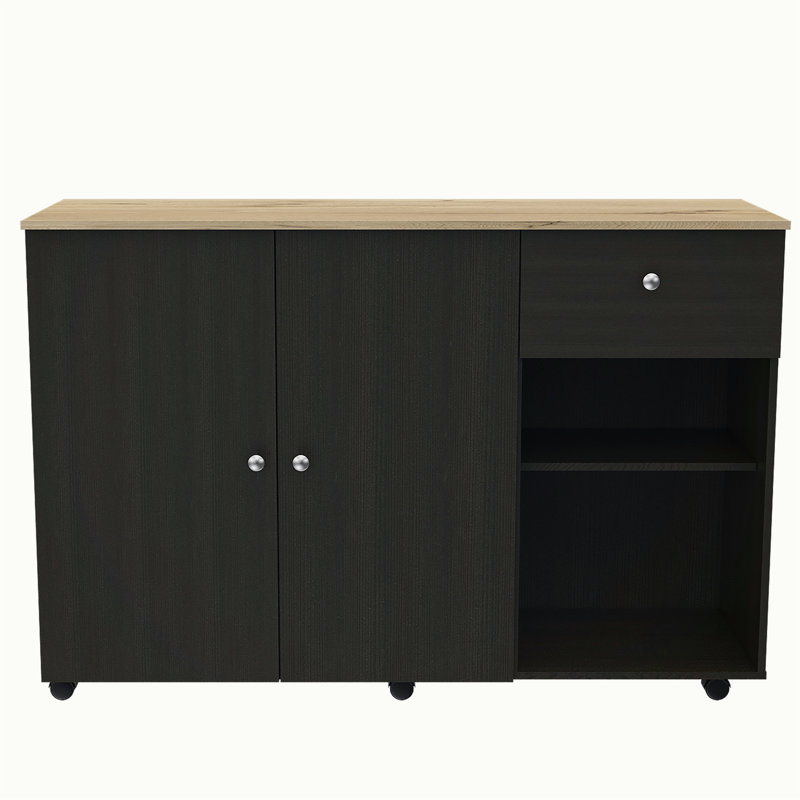 Versatile Kitchen Island with Multiple Storage Options for Stylish Cooking