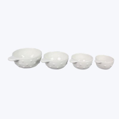 Cottage Core Ceramic Measuring Cup, 4pcs/set