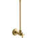 1/2-In NPT Angle Supply With Stop With Cross Handle And Annealed Vertical Tube