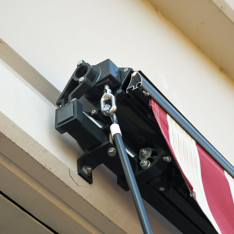 ALEKO Dark Gray Metal Hook Style Hand Crank for Retractable Awning