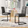 Phillippi 50cm H Tufted Polyester Blend Upholstered Cantilever Chair