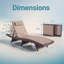 Chaise longue d'extérieur toutes saisons en osier-1635140707