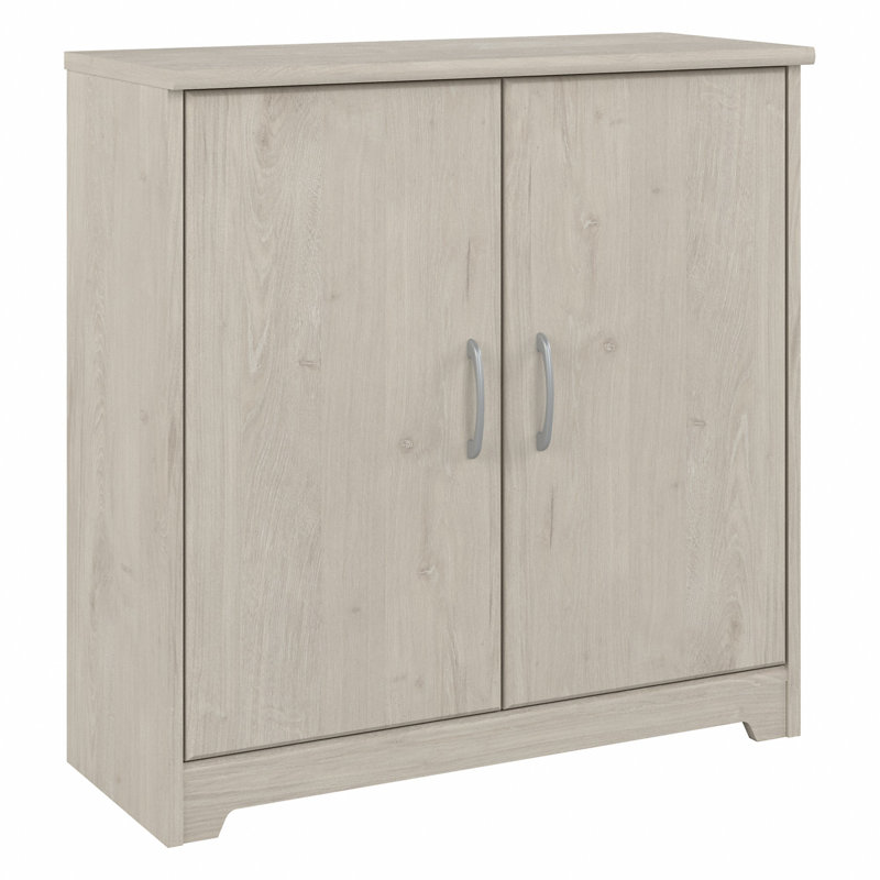 Armoire de rangement à 2 portes H 30 po Huckins, Chêne blanc lin