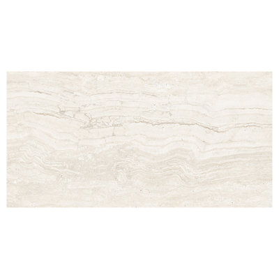Carreaux de porcelaine pour plancher et mur 12 po x 24 po x 9 mm en espagnol Marmol (5 pièces, 10,76 pieds carrés)