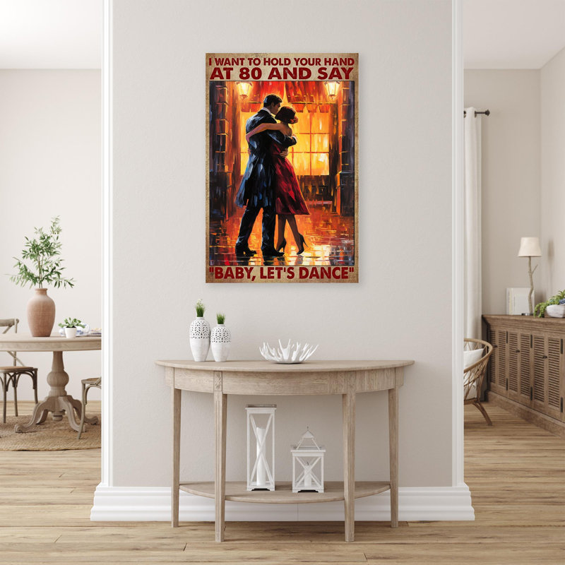 Couple Baby Lets Dance - 1 pièce, H 20 po x l 16 po x P 1,25 po