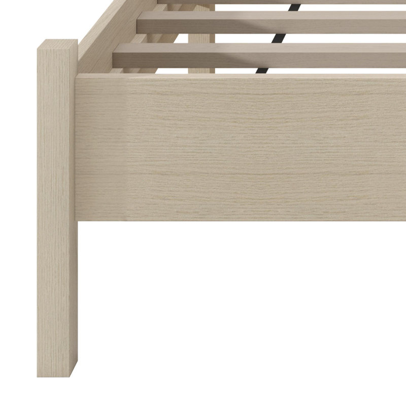 Branford Full Platform Bed, Antique White, Full