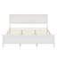 Base de lit plateforme en bois rustique avec tête de lit et support à lattes stable-300259073-300259103