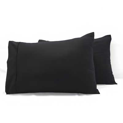400TC Sateen Cotton Solid Pillowcases (Set Of 2)