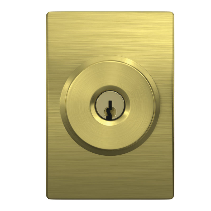 Bowery Keyed (Entry) Door Knob, Satin Brass