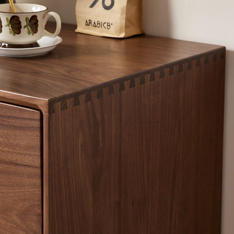 Buffet haut de gamme rétro et minimaliste, H 35,4 po x l 70,8 po x P 17,7 po