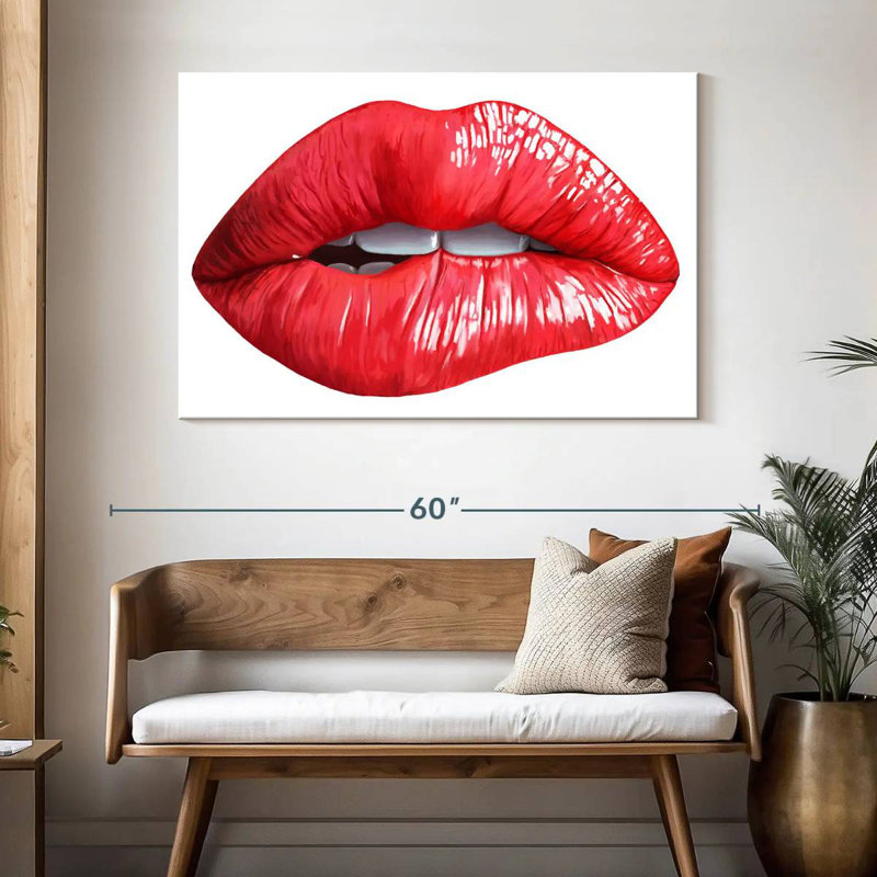 Shuttleworth Lip Biting, 32" H x 48" W