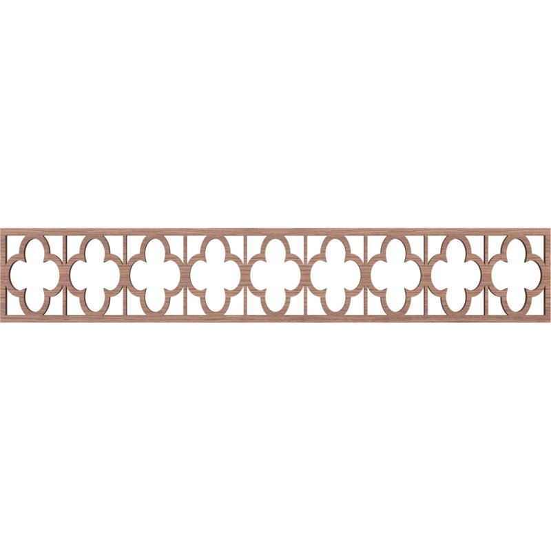Moulure à panneau Woodall, H 8 po x l 46,625 po x P 0,375 po, Noyer