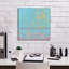  «Desire 1» par Carol Young, art mural sur toile, 18 po x 18 po