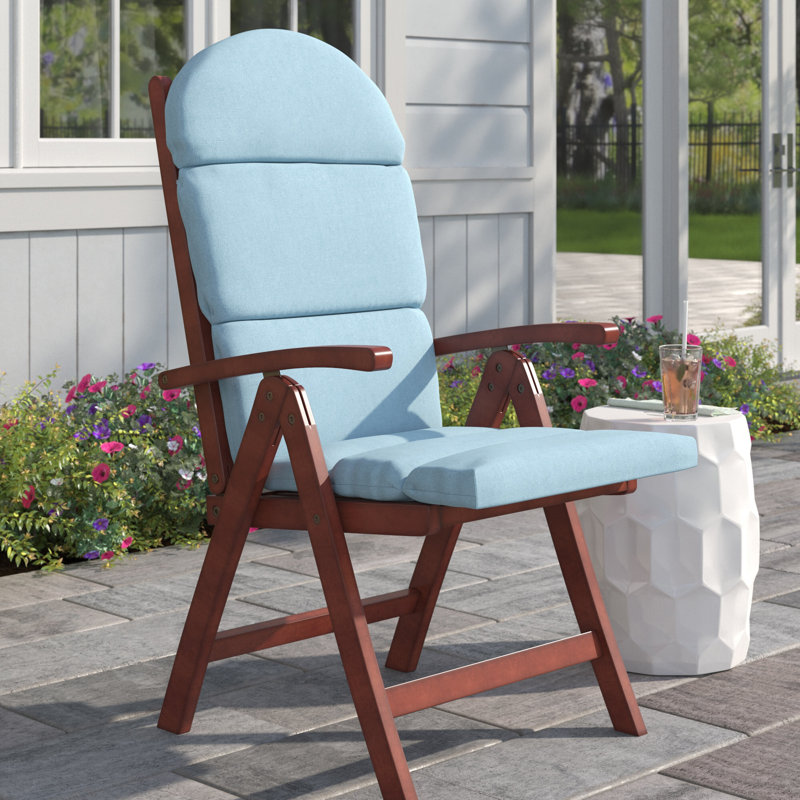 Arden Selections Oceantex Outdoor Adirondack Chair 2.5" Cushion, Sky Blue