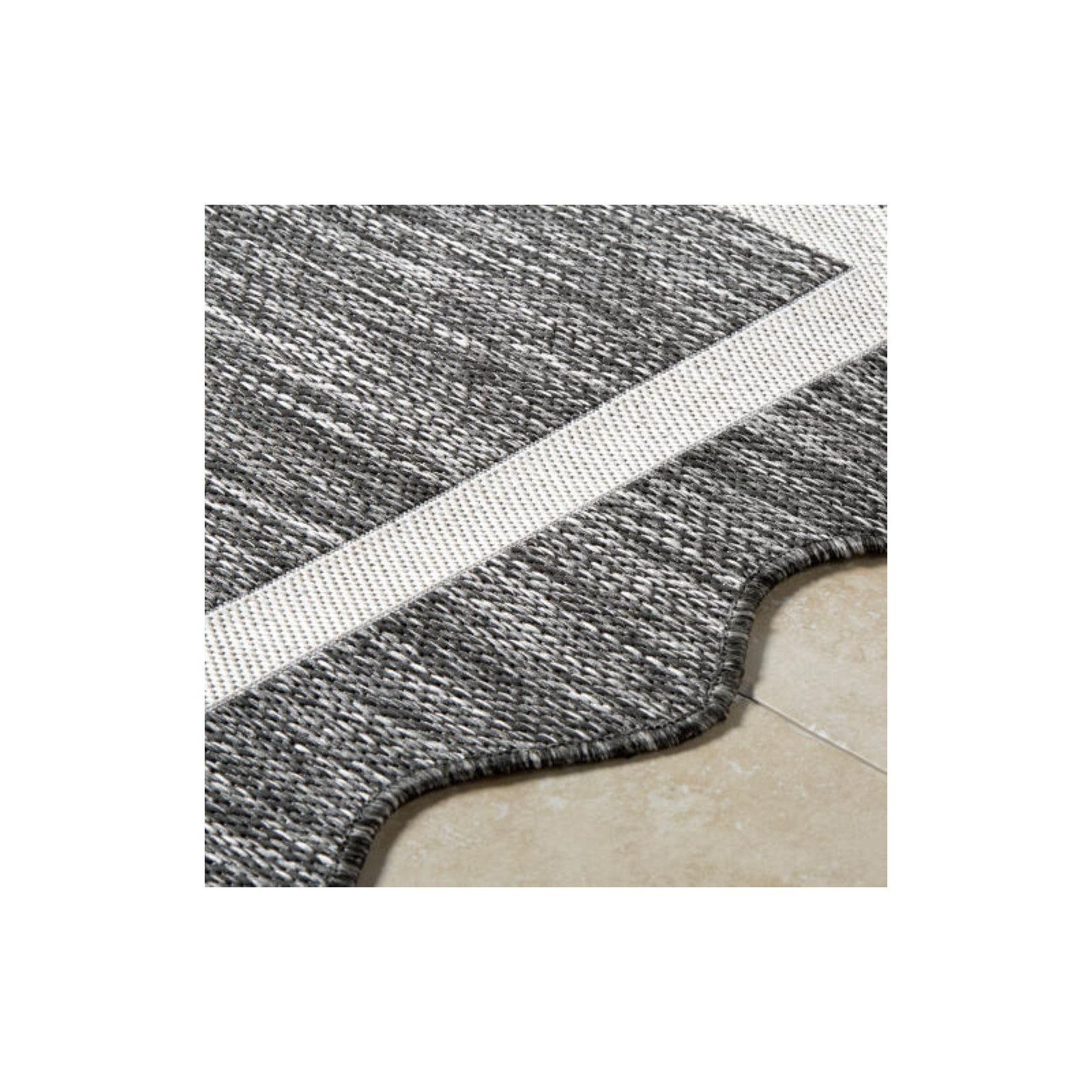 Skiles Machine Woven Rug, Rectangle 6'6.7" x 9'0.3"