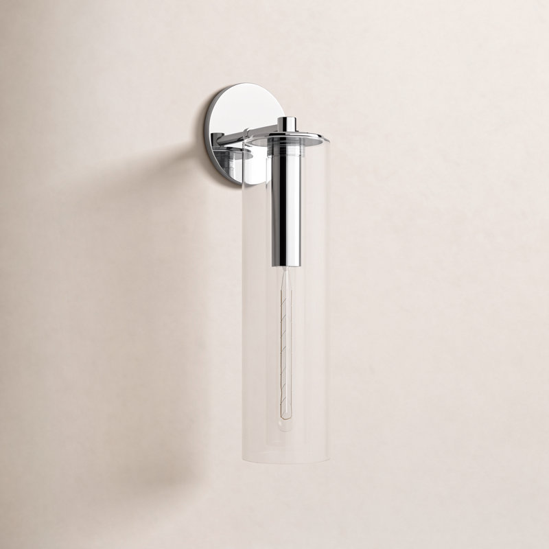 Adreille Armed Sconce, Polished Nickel