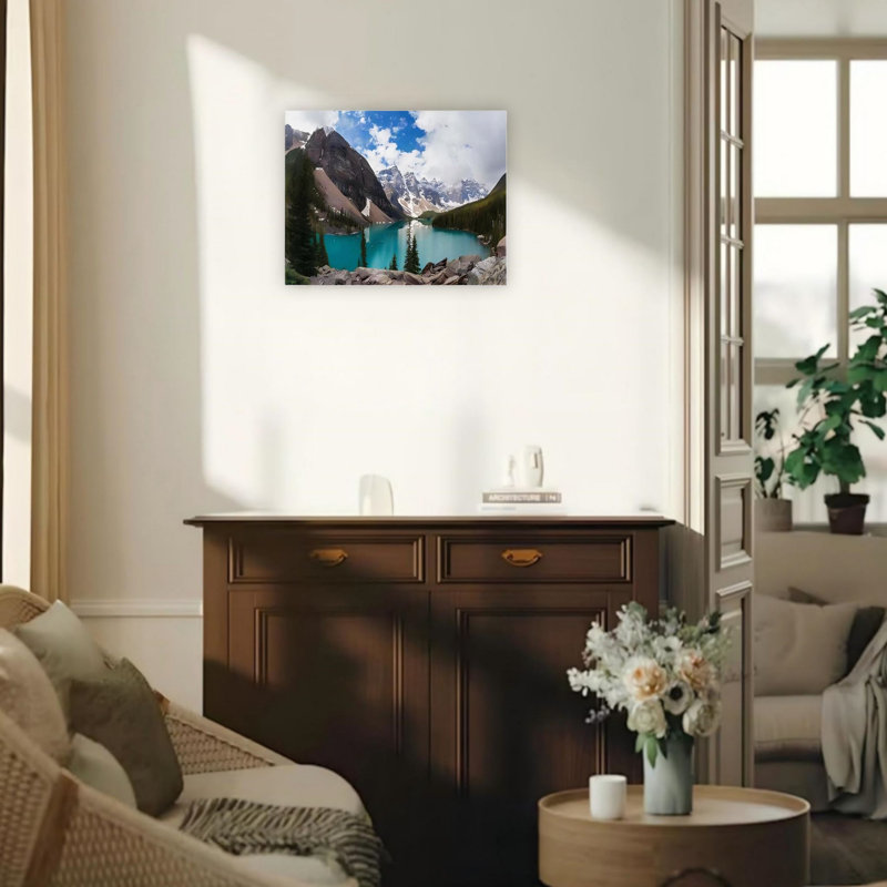 Vallée des dix sommets, art mural 24 po x 18 po