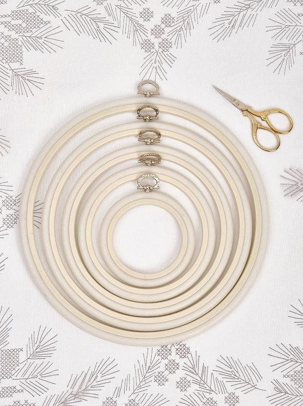 Cercle rond Flexi Hoop nurge 230-3 blanc, Blanc